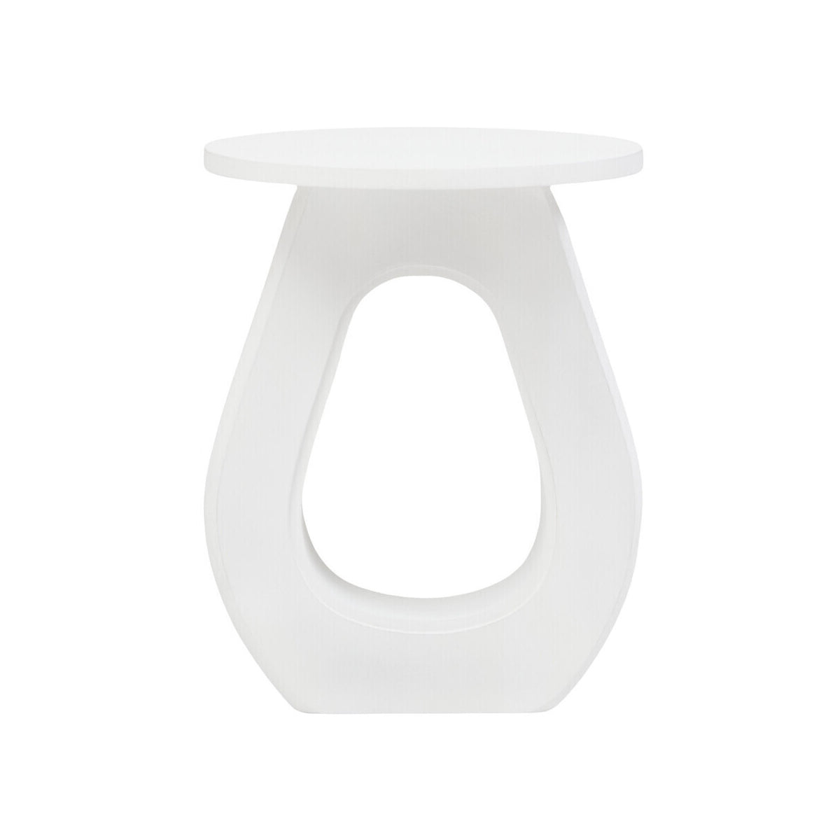 Walsa Whitewash Mango Wood Accent Table