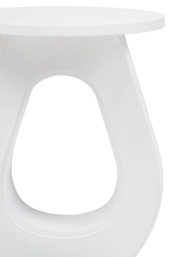 Walsa Whitewash Mango Wood Accent Table