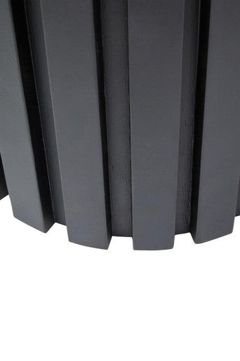 Perdoba Black Mango Wood and Cream Linen Bench