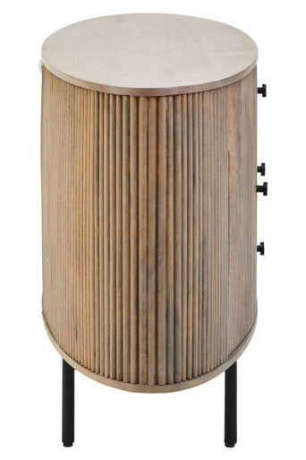 Torello Two Door Three Drawer Grey Mango Wood Sideboard - Image 7