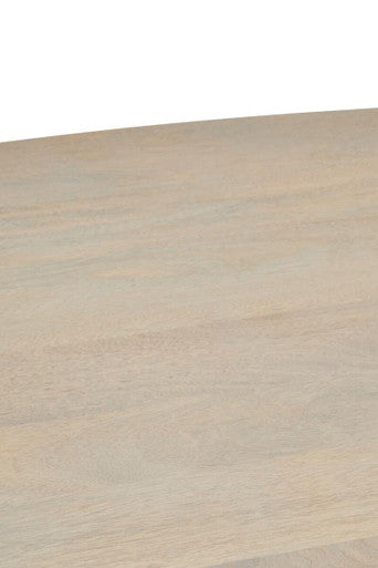 Torello Grey Mango Wood Oval Dining Table - Image 6