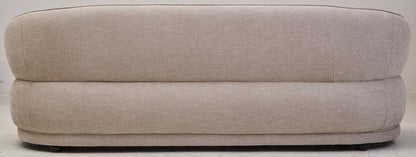 Daphne Curve Chenille Effect Taupe Three Seater Sofa