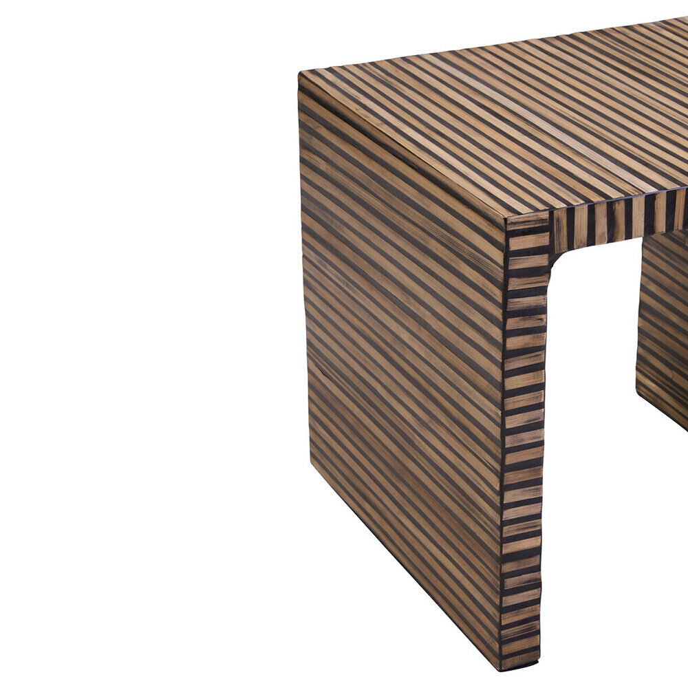 Bambusa Bamboo Inlay Side Table