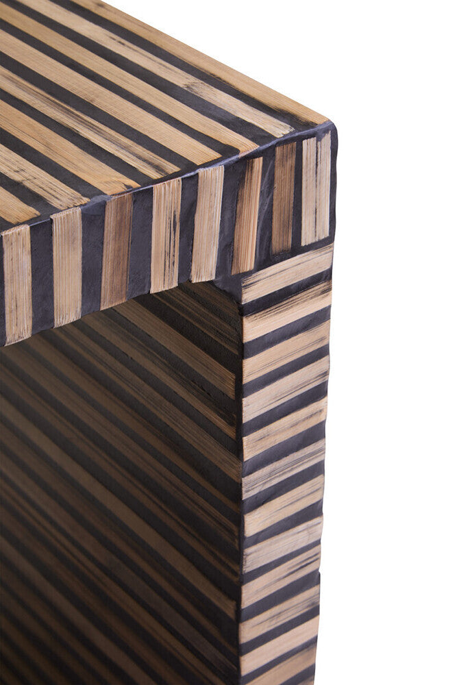 Bambusa Bamboo Inlay Side Table