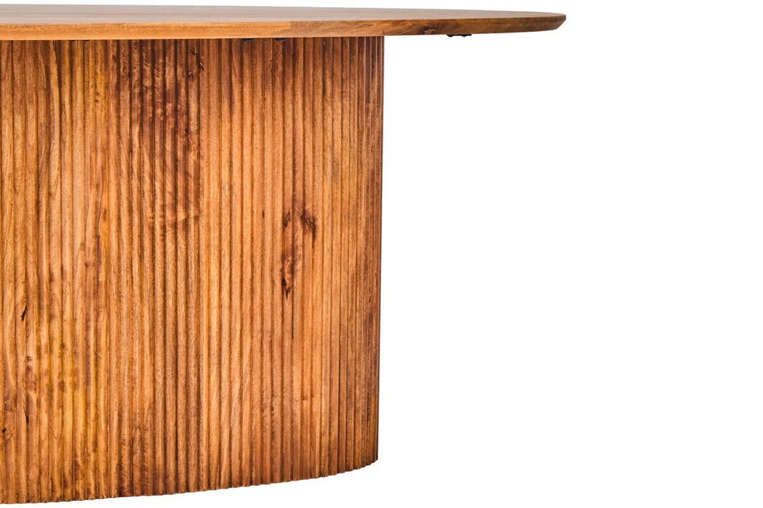 Torello Mango Wood Oval Dining Table