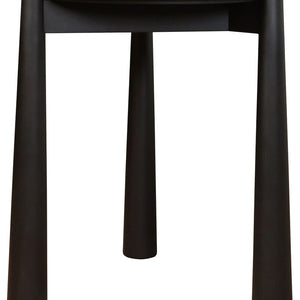 Wilbur Black and White Marble Side Table