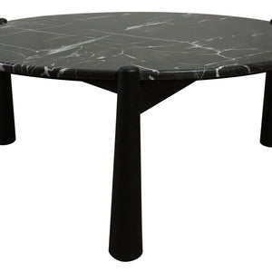 Wilbur Black and White Marble Coffee Table