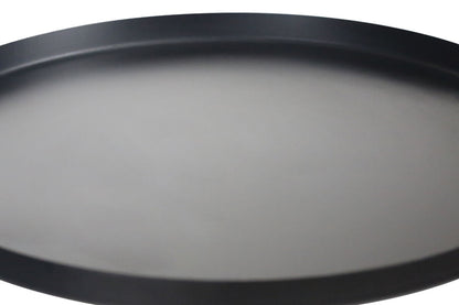 Metal Top Black and White Marble Base Side Table | Murcia
