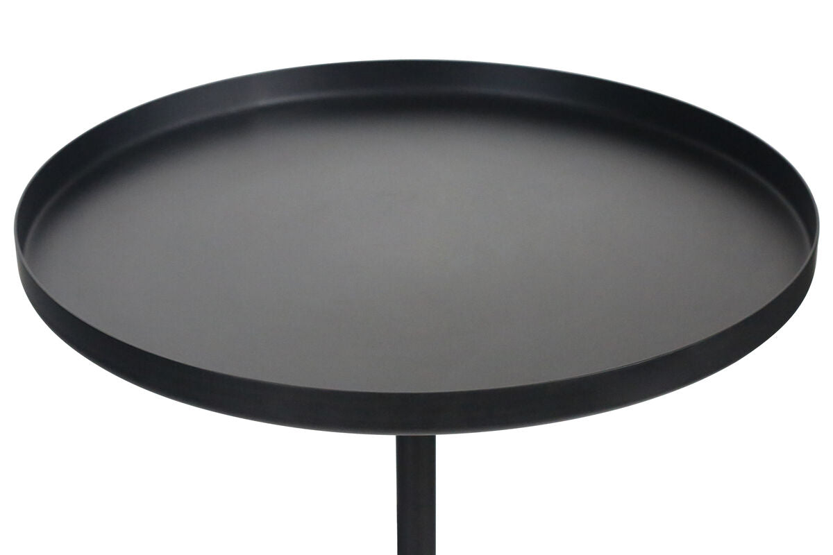 Metal Top Berma Teak Marble Base Side Table | Murcia