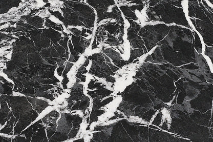 Black and White Marble Top and Base Side Table | Merida