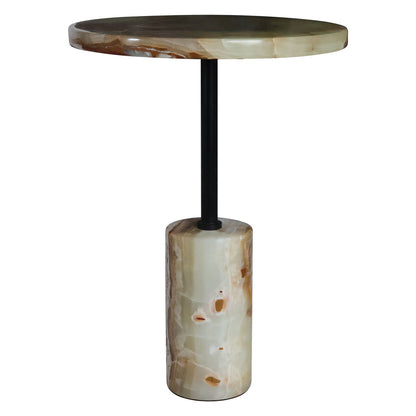 Onyx Top and Base Side Table | Merida