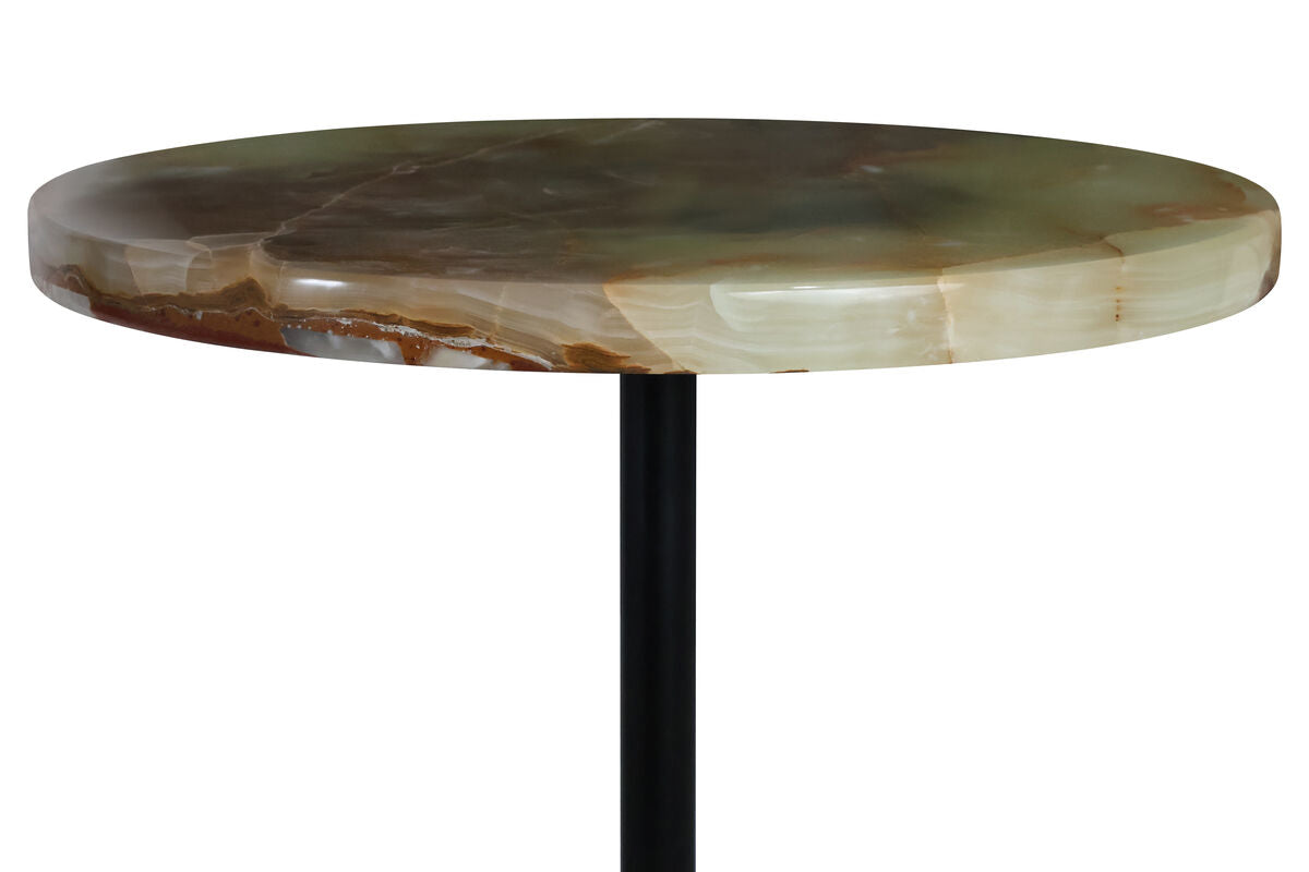 Onyx Top and Base Side Table | Merida