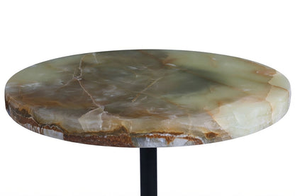 Onyx Top and Base Side Table | Merida