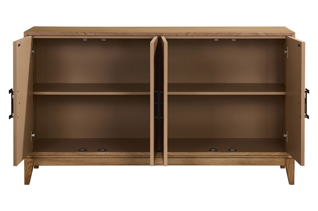 Natural Four Door Sideboard | Dimaro