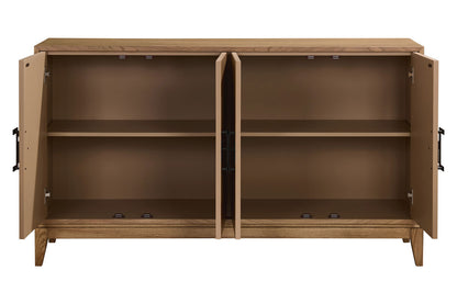 Natural Four Door Sideboard | Dimaro