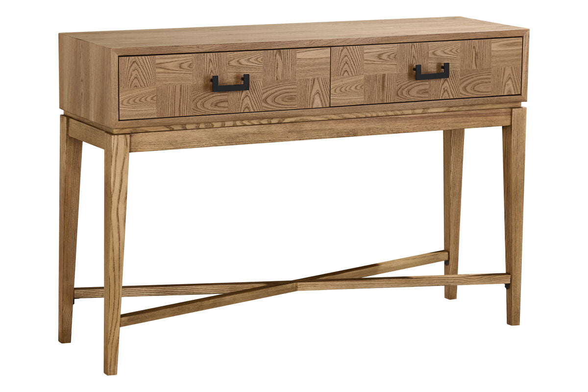 Natural Two Drawer Console Table | Dimaro