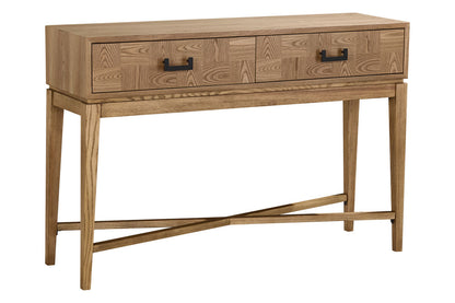 Natural Two Drawer Console Table | Dimaro