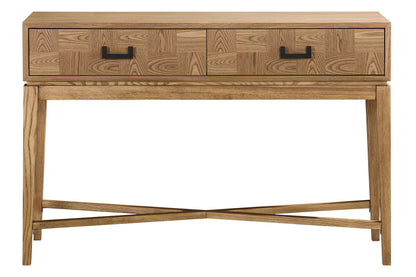 Natural Two Drawer Console Table | Dimaro