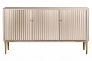 Three Door Flute Detail Sideboard | Dusino