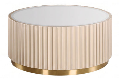 Flute Detail Coffee Table | Dusino