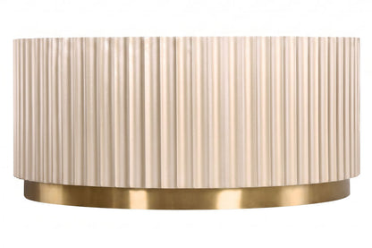 Flute Detail Coffee Table | Dusino