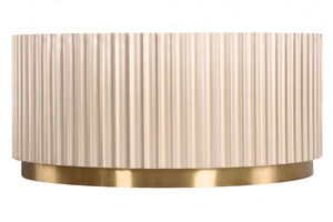 Flute Detail Coffee Table | Dusino