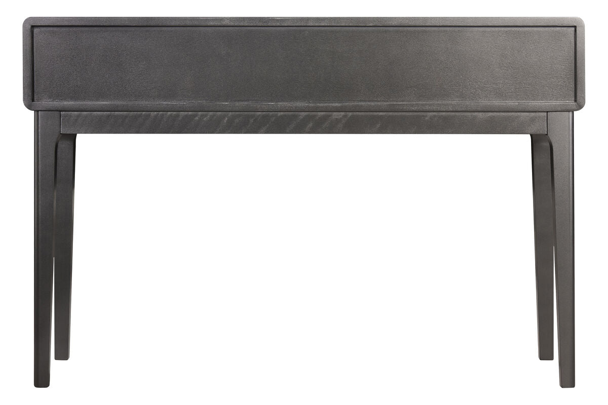 Brown Wood Veneer Finish Two Drawer Dressing Table | Dorsino