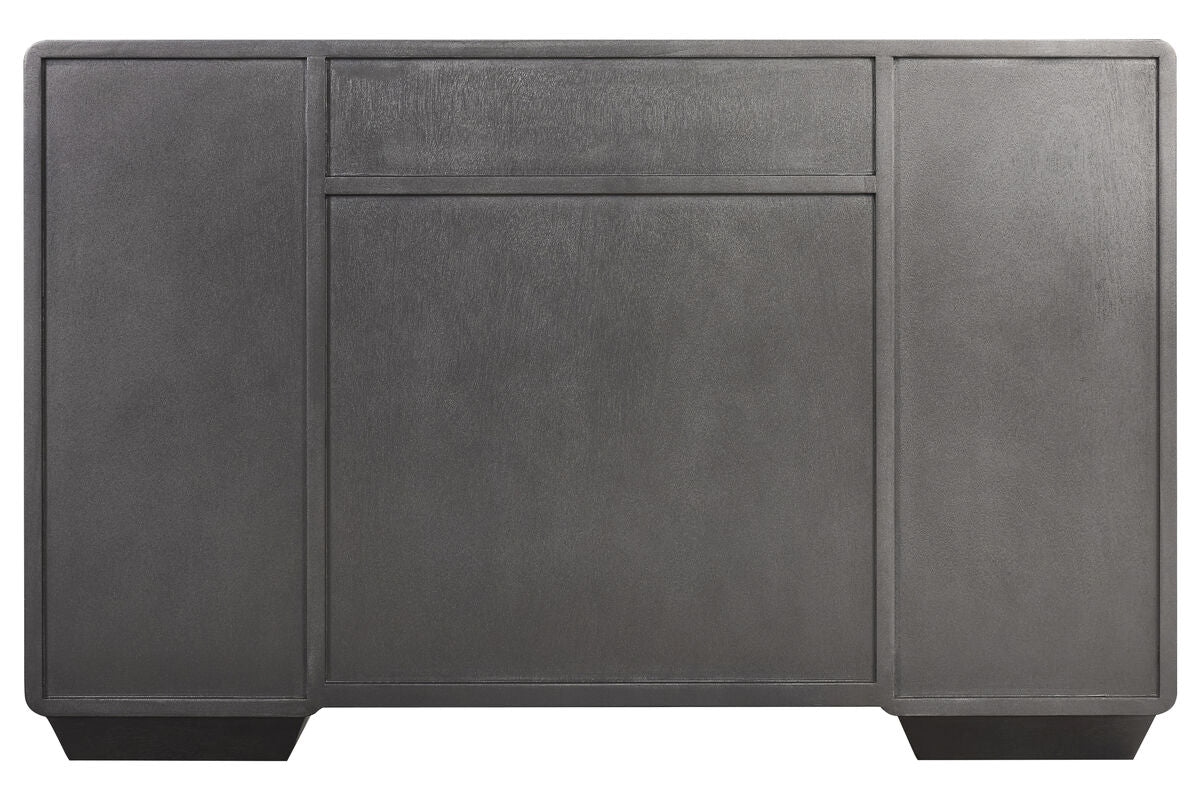 Brown Wood Veneer Finish Seven Drawer Dressing Table | Dorsino