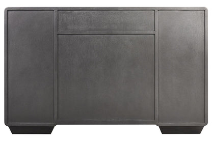Brown Wood Veneer Finish Seven Drawer Dressing Table | Dorsino