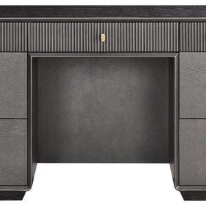 Dorsino Brown Grey Veneer Seven Drawer Dressing Table