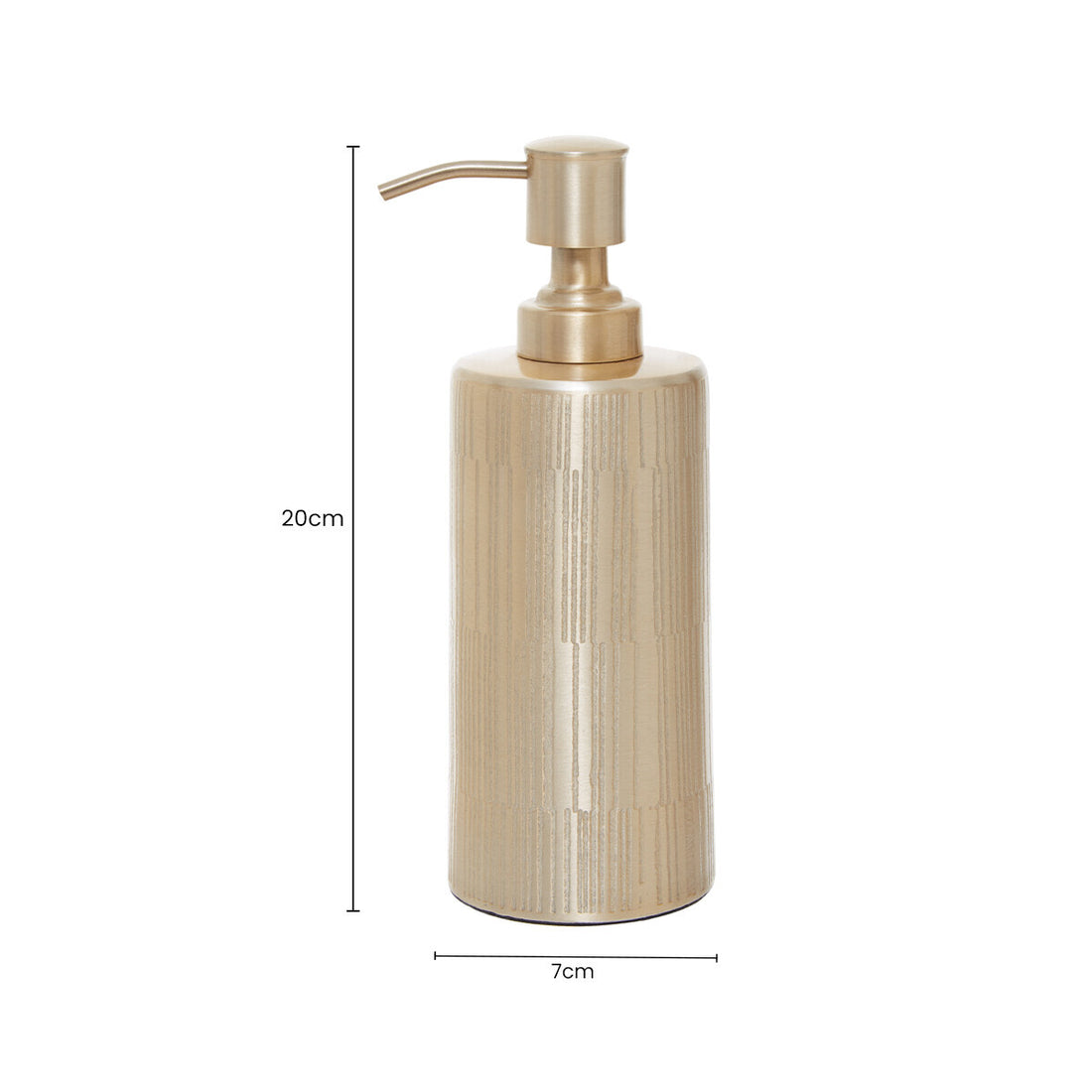 Allegra 200ml Champagne Finish Soap Dispenser - Image 5