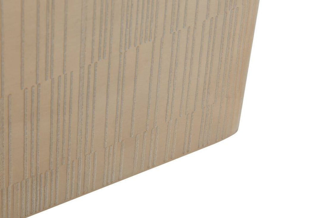 Allegra Champagne Finish Tissue Box