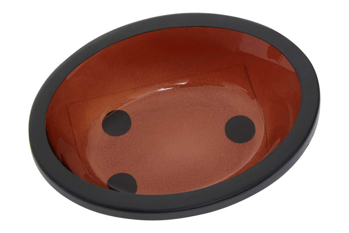 Allegra Kiara Brown Glass Soap Dish