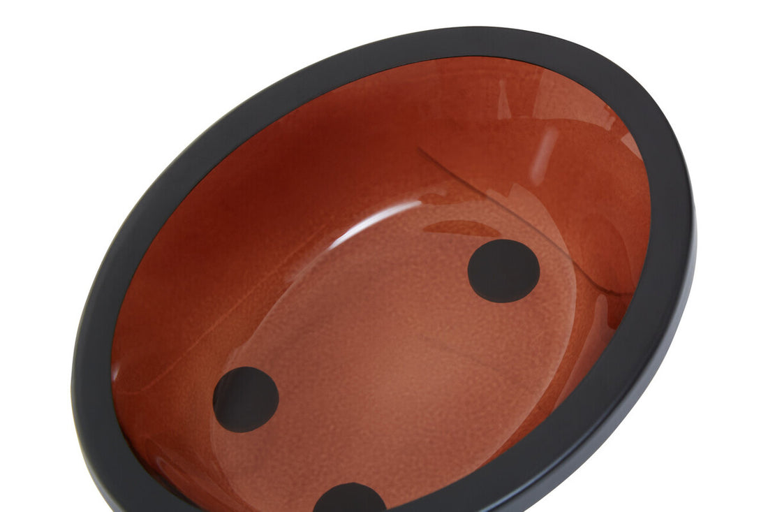 Allegra Kiara Brown Glass Soap Dish - Image 4