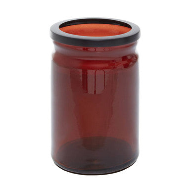 Allegra Kiara Brown Glass Bathroom Tumbler