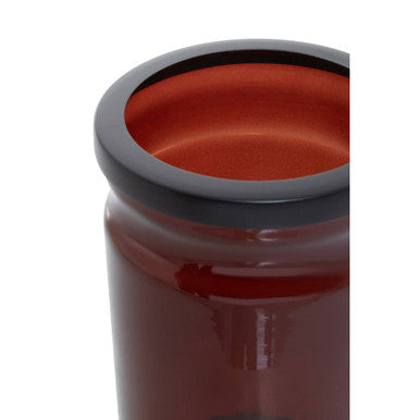 Allegra Kiara Brown Glass Bathroom Tumbler