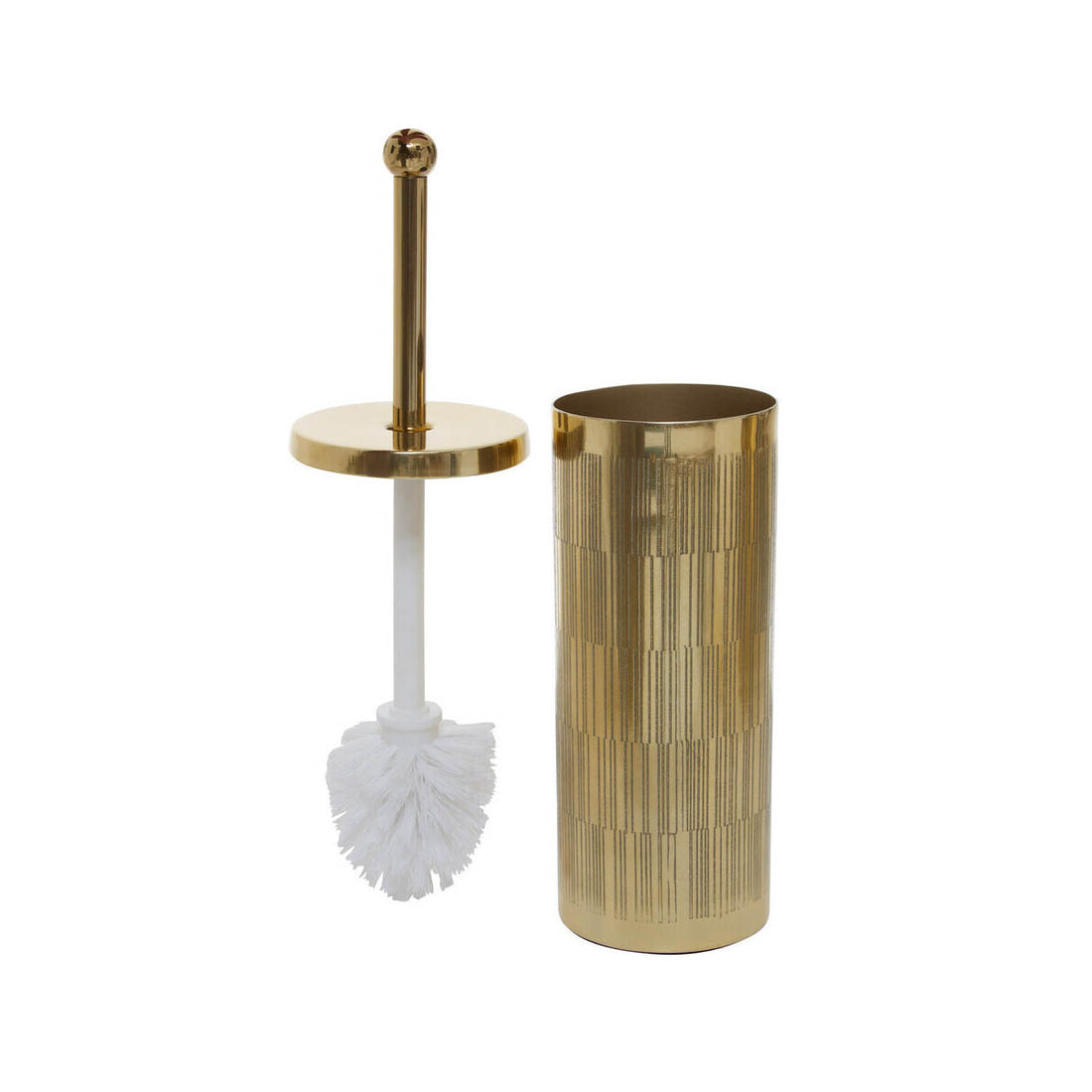 Allegra Gold Finish Aluminium Toilet Brush.