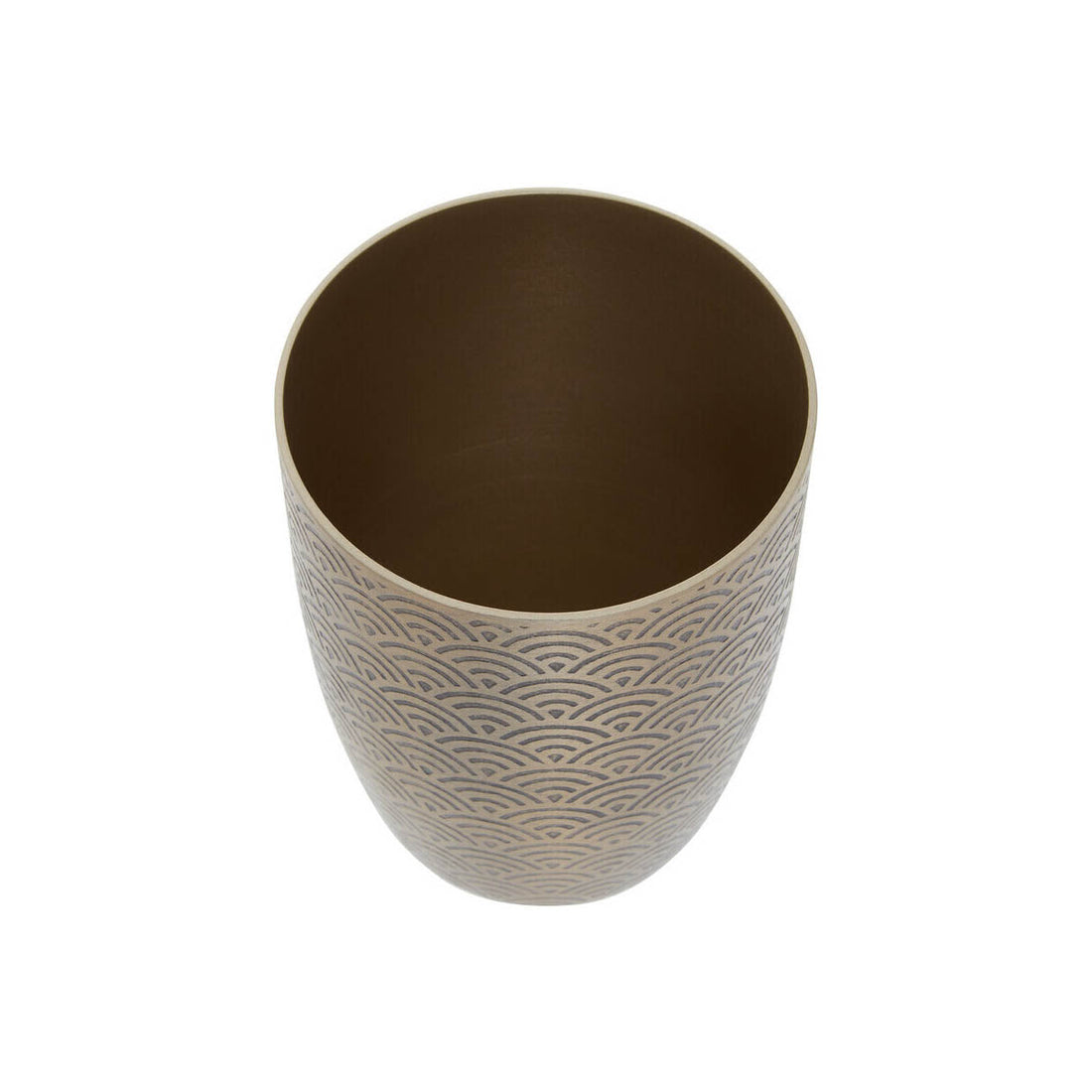 Allegra Etched Metallic Bathroom Tumbler