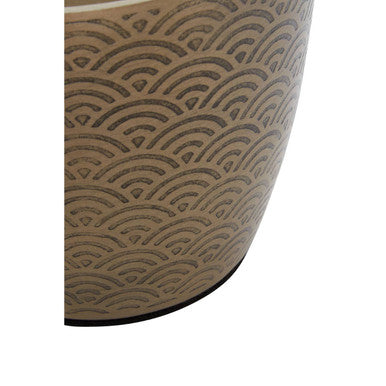 Allegra Aluminium Gold Finish 300ml Bathroom Jar