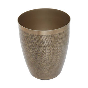Allegra Etched Detail Aluminium Waste Bin