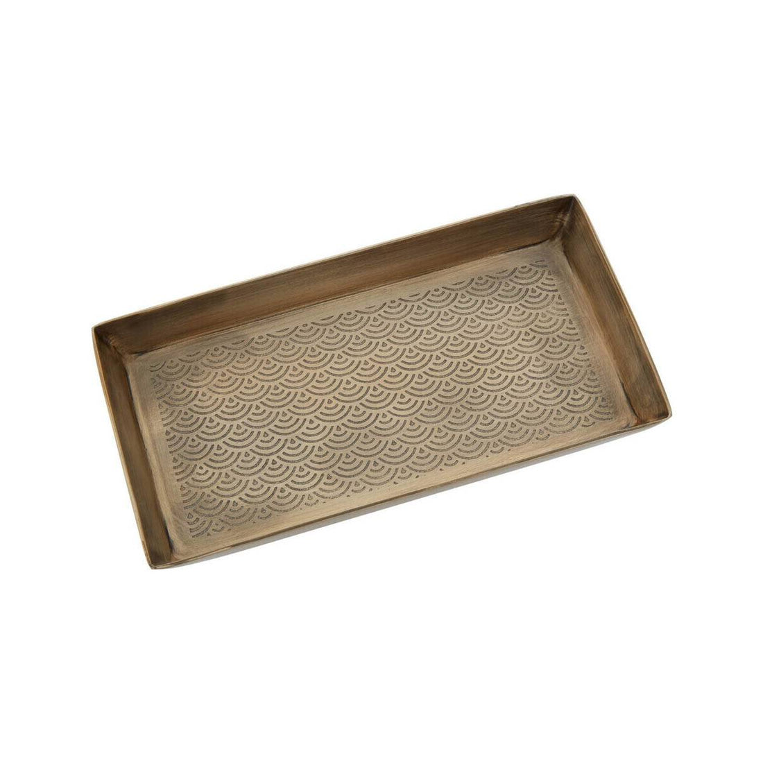 Allegra Etched Detail Aluminium Tray
