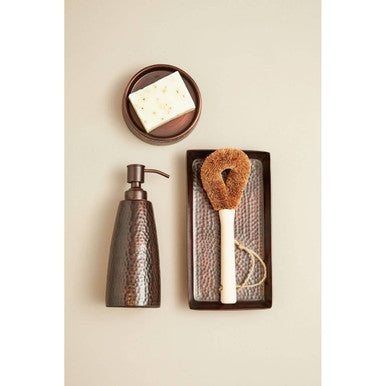 Allegra Bronze Finish Soap Dispenser