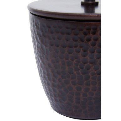 Allegra Bronze Finish Metallic Bathroom Jar