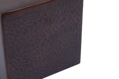 Allegra Bronze Finish Tissue Box