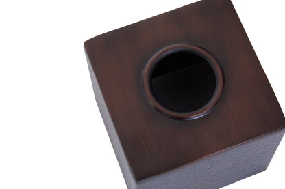 Allegra Bronze Finish Tissue Box