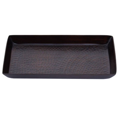 Allegra Aluminium Dark Bronze Finish Tray