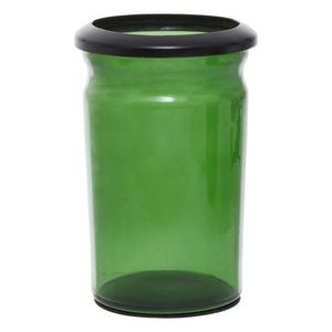 Allegra Green Glass Bathroom Tumbler