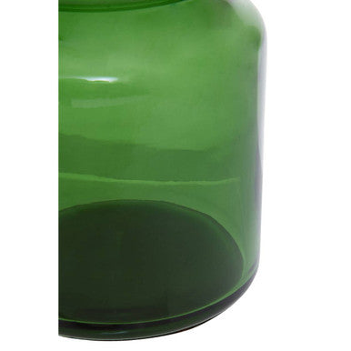 Allegra Kiara Green Glass Bathroom Jar