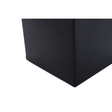 Allegra Stainless Steel Black Tissue Box - Image 4