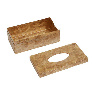 Palu Beige Seashell Tissue Box - Image 5